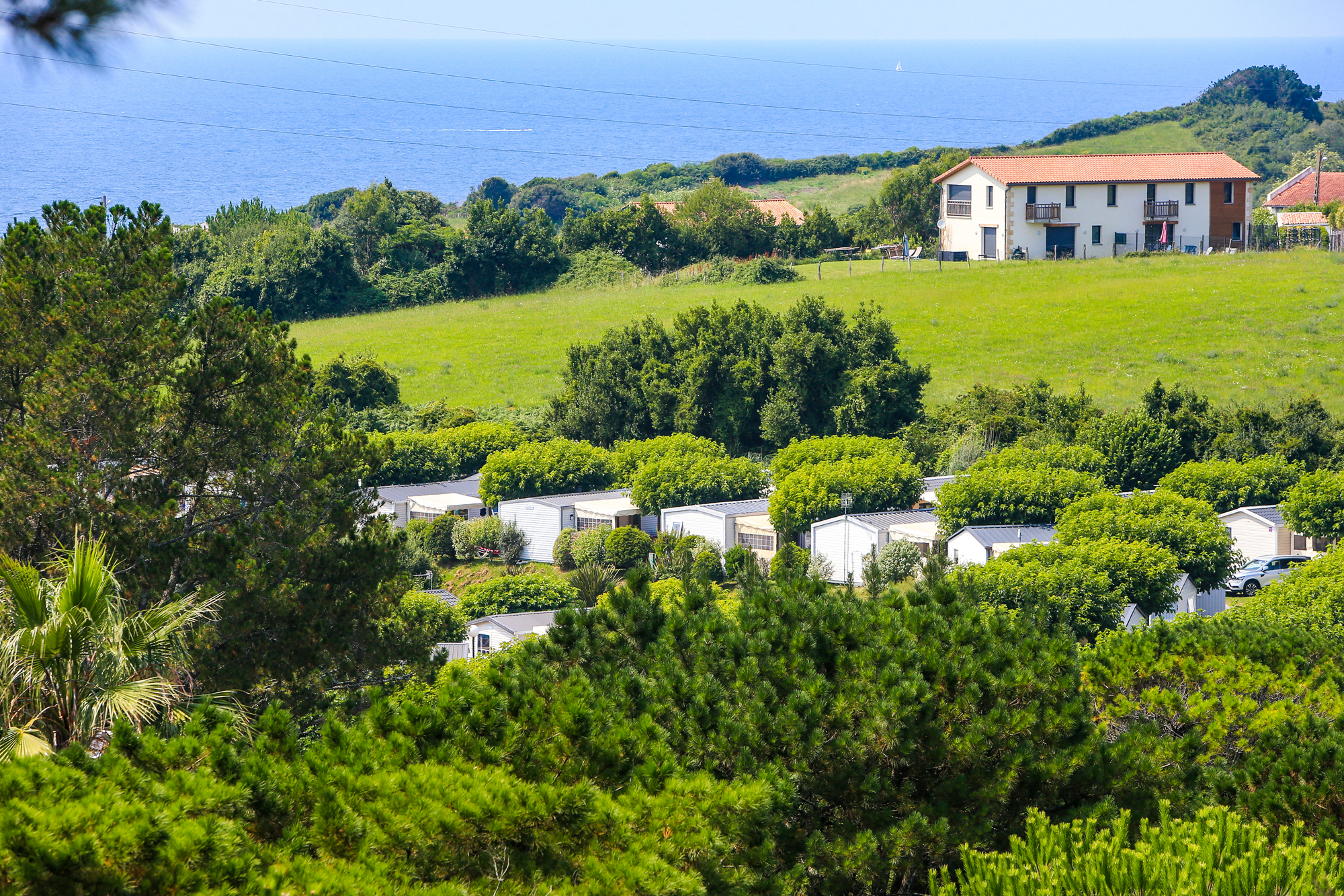 camping itsas mendi vu sur mer