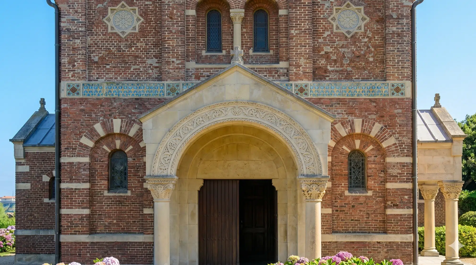 entrée chapelle impérial biarritz