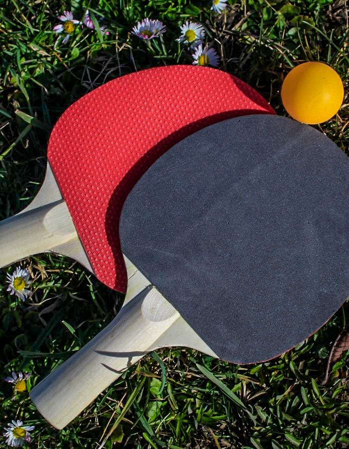 prêt de raquette de ping pong